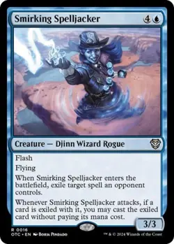 Smirking Spelljacker - NM R : Commander: Outlaws of Thunder Junction - Image 1