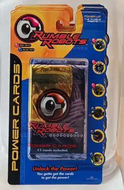 VINTAGE 2000 OF 6 PKGS 11 EACH PKG Rumble Robots Power Cards Sealed New In Pack - Image 1