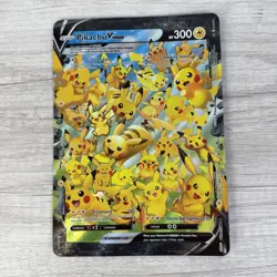 JUMBO Pikachu V Union Card SWSH141 Oversized Promo Pokemon Celebrations 25th NM - Image 1