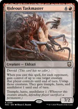 Hideous Taskmaster - NM R : Commander: Modern Horizons 3 - Image 1