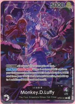 One Piece Single: Monkey D. Luffy OP09-061 2nd Anniversary Set LP - Image 1