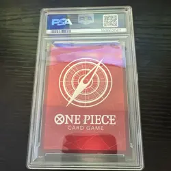 Namco 2024 One Piece CCG Shanks OP09-001 Leader Alt Art Foil PSA 10 EN - Image 2
