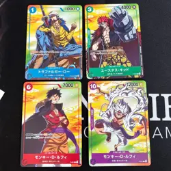 4 Card SEVEN ELEVEN Parallel PROMO One Piece Card P-041 P-003 P-001 ST03-008 JP - Image 1