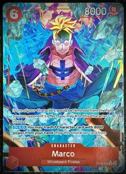 Marco Rate Alternate Art OP16-014 The Time of Battle One Piece TCG English - Image 1