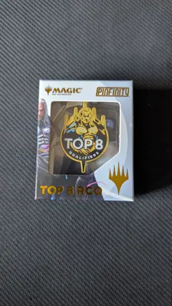 MTG Magic the Gathering RCQ Top 8 Pin - Tezzeret Pinfinity New in Box - Image 1