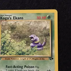 Koga's Ekans 77/132 1st Edition Gym Challenge - Image 3