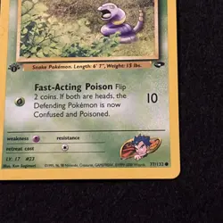 Koga's Ekans 77/132 1st Edition Gym Challenge - Image 5