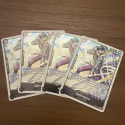 Helmeppo R Adventure on Kami's Island EB04-047 One Piece TCG Playset of 4 cards - Image 1