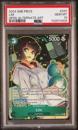 PSA 10 Lim Alt. Art - OP09-037 - Emperors in the New World - One Piece TCG - Image 1