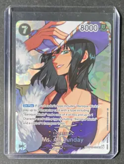 One Piece Card Game TCG - Ms. All Sunday (OP14-084) SP Special Rare - EN English - Image 1