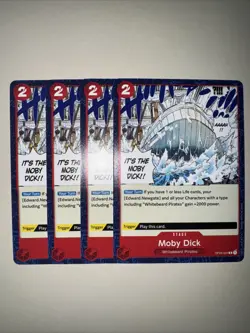 OP02-024 Moby Dick X4 Playset One Piece Card Game English - Image 1