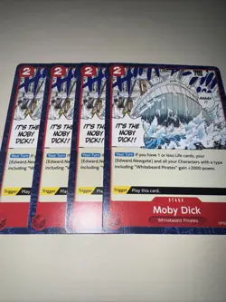 OP02-024 Moby Dick X4 Playset One Piece Card Game English - Image 4