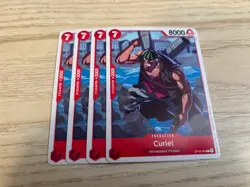 OP16-004 Playset 4 x Curiel English C One Piece TCG Card Game - Image 1
