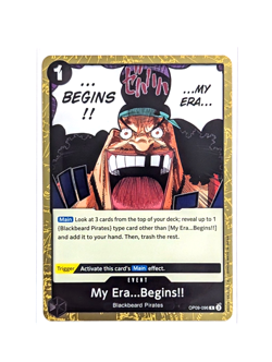 My Era...Begins!! OP09-096 R Event ONE PIECE Emperors in the New World ENGLISH - Image 1