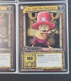 2005 One Piece CCG Tony Tony Chopper Card Lot CH099 CH081 CH032 CH089 Near Mint - Image 4
