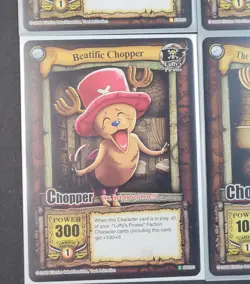 2005 One Piece CCG Tony Tony Chopper Card Lot CH099 CH081 CH032 CH089 Near Mint - Image 5