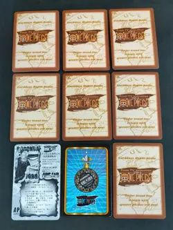 Vintage ONE PIECE Bandai 2000 2001 CCG Card Lot of 9 Roronoa Zoro Japanese eb366 - Image 2