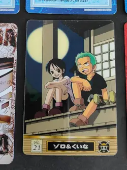Vintage ONE PIECE Bandai 2000 2001 CCG Card Lot of 9 Roronoa Zoro Japanese eb366 - Image 4