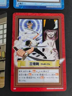 Vintage ONE PIECE Bandai 2000 2001 CCG Card Lot of 9 Roronoa Zoro Japanese eb366 - Image 5