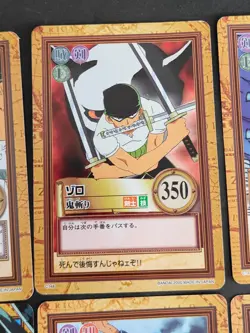 Vintage ONE PIECE Bandai 2000 2001 CCG Card Lot of 9 Roronoa Zoro Japanese eb366 - Image 3