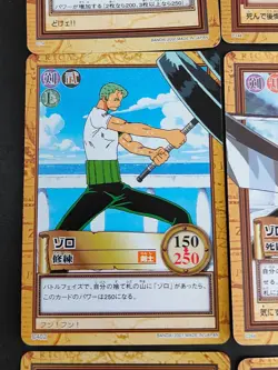 Vintage ONE PIECE Bandai 2000 2001 CCG Card Lot of 9 Roronoa Zoro Japanese eb366 - Image 5