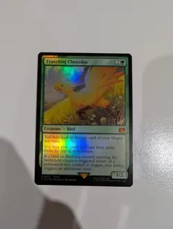 Traveling Chocobo #210 FIN Foil NM Magic: The Gathering MTG Final Fantasy - Image 1