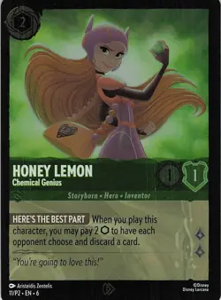 Honey Lemon - Chemical Genius Promo Disney Lorcana Promo Cards 11 NM Cold Foil - Image 1
