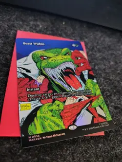 Foil Borderless Beast Within MTG Spider-Man - Image 2