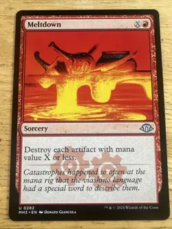 MTG Meltdown Modern Horizons 3 Set Uncommon #282 NM Fresh Pull No Play - Image 1