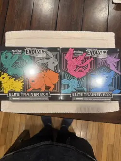 Pokemon TCG Evolving Skies Elite Trainer Box Lot of 2 English Sword & Shield - Image 1