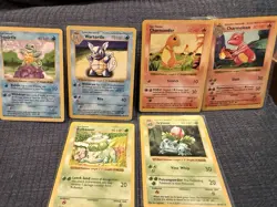 Pokemon Base Set Starts And Evolutions - Shadowless - Image 1