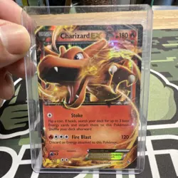 Pokemon Charizard EX 11/106 Flashfire Ultra Rare Holo Basic 180 HP English - Image 1