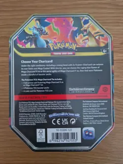 Pokemon TCG: Megan Charizard Tin - 4 Boosters & 1 Foil Promo Card Charizard Y Ex - Image 3