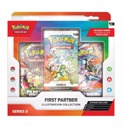Pokemon TCG First Partner Illustration Collection Series 2 English 3-Pack Promo - Image 1