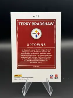 2024 Panini Donruss Optic - Uptowns Terry Bradshaw #25 - Image 2