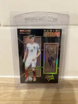 Panini Black Gold Eric Dier 2016-17 Auto Card 08/25 - Image 1