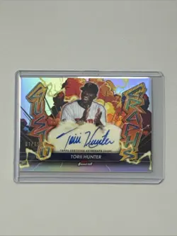 2026 Topps Finest Torii Hunter Gustographs Auto 01/25 - Image 1