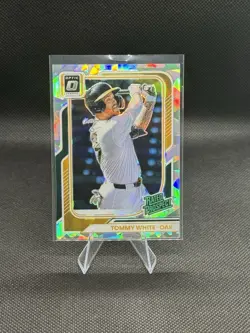 2026 Panini Donruss Baseball Tommy White Rated Prospect Optic Cracked Ice /25 - Image 1