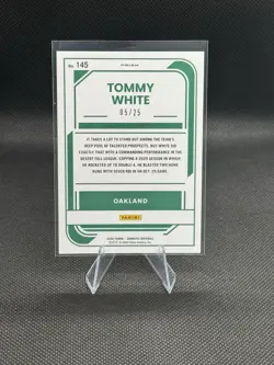 2026 Panini Donruss Baseball Tommy White Rated Prospect Optic Cracked Ice /25 - Image 2