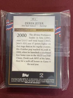 2022 Topps Update Baseball - (25) Card Paragons of the Postseason Complete Set - Image 2