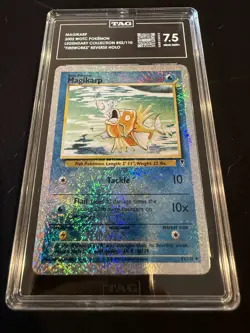 Magikarp Reverse Holo 2002 Legendary Collection #52/110 TAG 7.5 Near Mint - Image 1