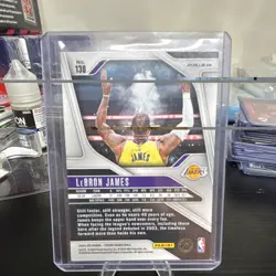 Panini 2024-25 Prizm LeBron James Lakers Red White & Blue Prizm #130 - Image 2