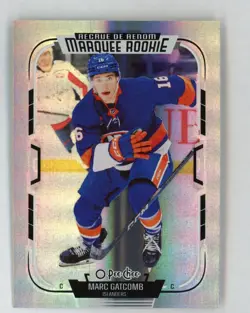 2025-26 OPC Marc Gatcomb /350 RAINBOW FOIL Rookie New York Islanders 25-26 - Image 1