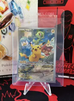 Pikachu - SVP027 Paldea Evolved Black Star Promo Pokemon TCG SEALED - Image 1