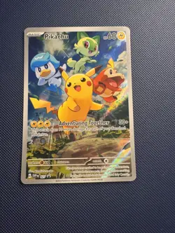 Pokemon Pikachu Sealed Promo SVP027 - Paldea Evolved - Image 1