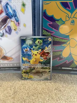 Pokemon TCG Pikachu SVP027 Paldea Evolved Black Star Promo - Image 2