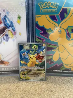 Pokemon TCG Pikachu SVP027 Paldea Evolved Black Star Promo Near Mint - Image 2