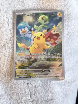 Pokemon Pikachu Sealed Promo SVP027 - Paldea Evolved - Image 1