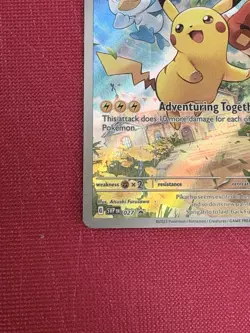 Pokemon Pikachu TCG SVP027 Promo Card Paldea Evolved - Image 4