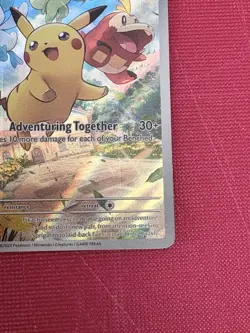 Pokemon Pikachu TCG SVP027 Promo Card Paldea Evolved - Image 5
